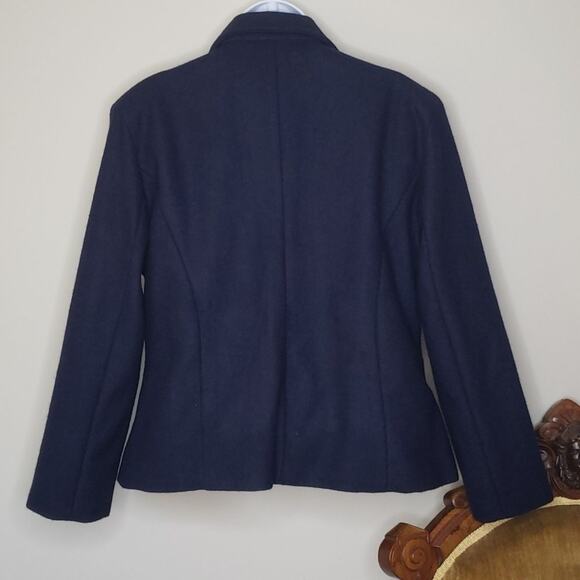 Angee Women's Wool Blend Academia Teacher Coat Size Medium Capsule Career Office - Picture 6 of 8